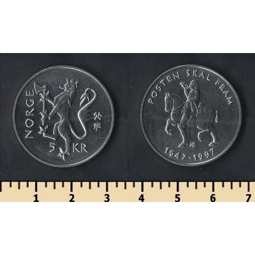 Норвегия 5 крон 1997