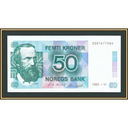 Норвегия 50 крон 1985 P-42 (42b) UNC