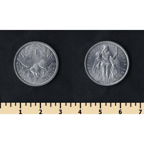 Новая Каледония 1 франк 1977