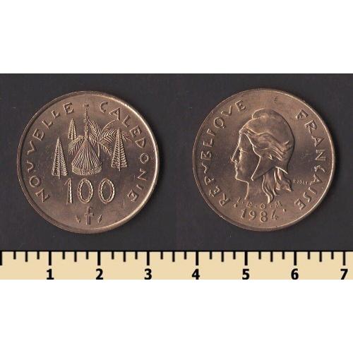 Новая Каледония 100 франков 1984