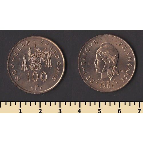 Новая Каледония 100 франков 1984