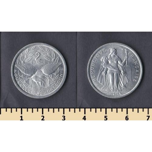 Новая Каледония 2 франка 1971