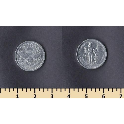 Новая Каледония 50 сентимов 1949