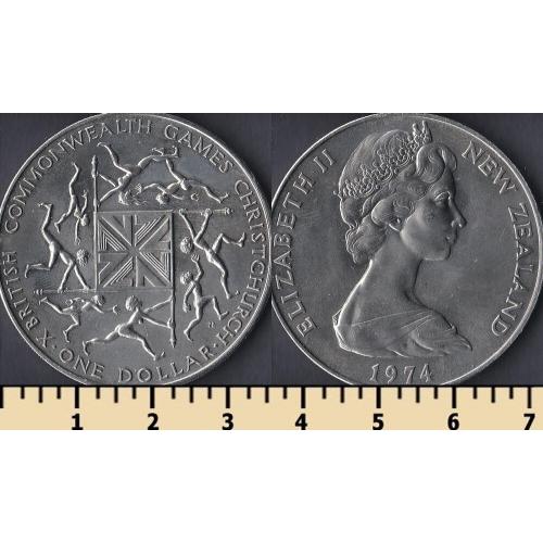 Новая Зеландия 1 доллар 1974