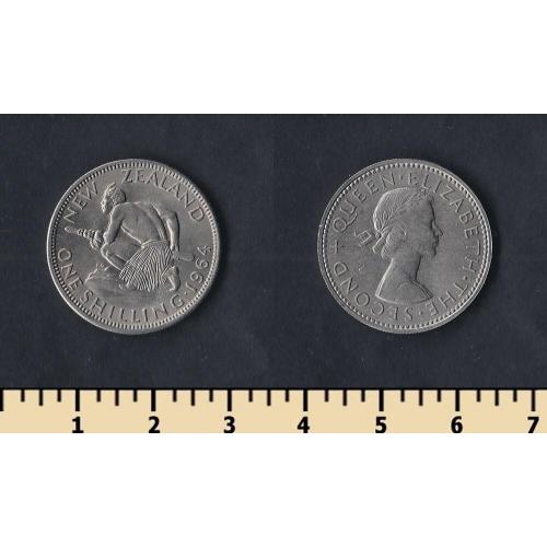 Новая Зеландия 1 шиллинг 1964