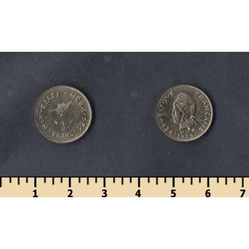 Новые Гебриды 1 франк 1979