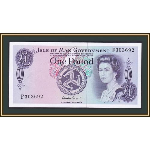 Остров Мэн 1 фунт 1976 P-29 (29d) UNC