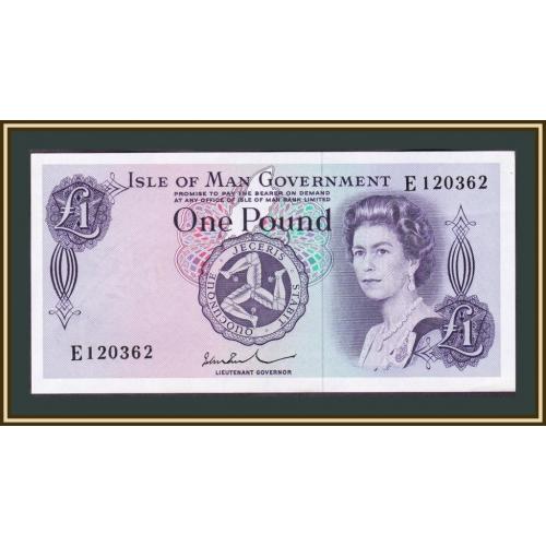 Остров Мэн 1 фунт 1976 P-29 (29d) XF / a-UNC