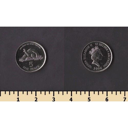 Остров Святой Елены и Вознесения 5 пенсов 2006