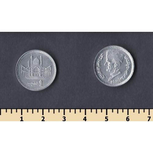 Пакистан 1 рупия 2021