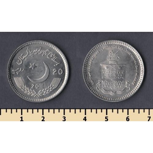 Пакистан 20 рупий 2011