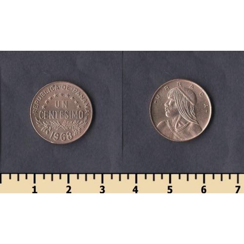 Панама 1 сентесимо 1968