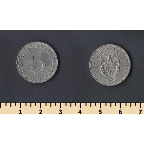 Панама 5 сентесимо 1966