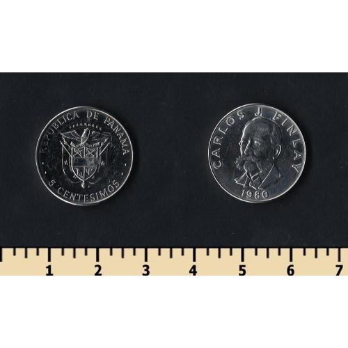 Панама 5 сентесимо 1980