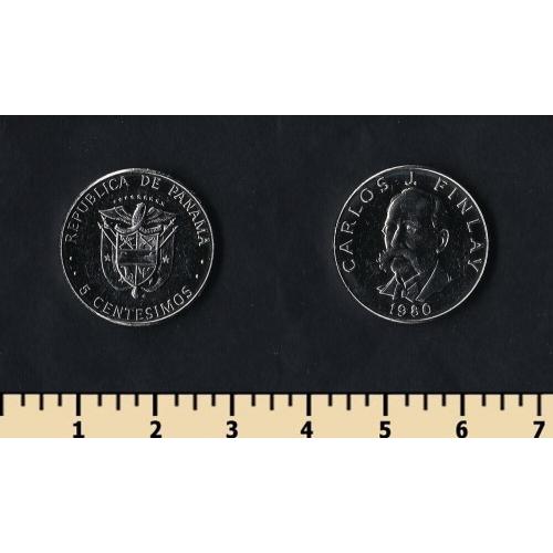 Панама 5 сентесимо 1980