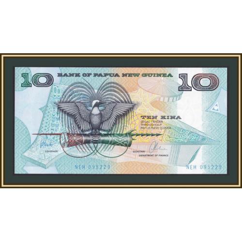 Папуа Новая Гвинея 10 кина 1997 P-9 (9d) UNC