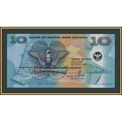 Папуа Новая Гвинея 10 кина 2000 P-26 (26a) UNC