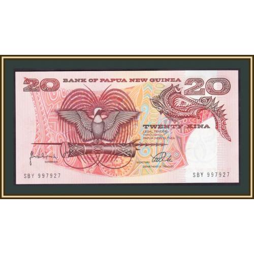 Папуа Новая Гвинея 20 кина 1998 P-10 (10c) UNC