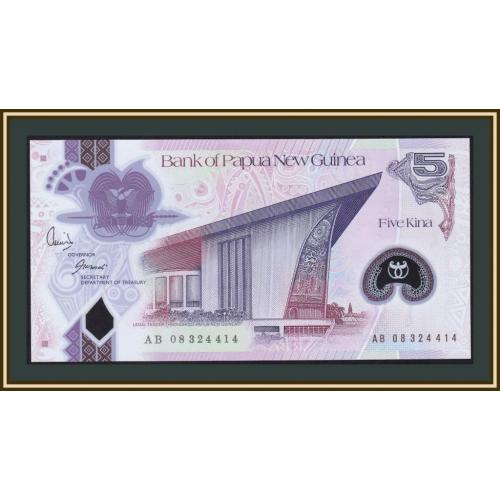 Папуа Новая Гвинея 5 кина 2008 P-29 (29a) UNC