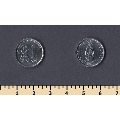 Парагвай 1 гуарани 1986