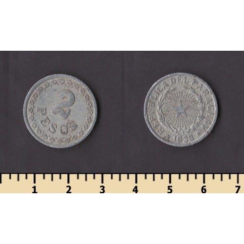 Парагвай 2 песо 1938
