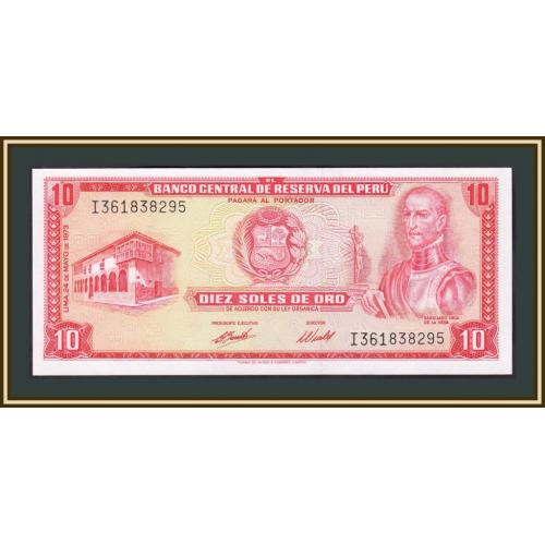 Перу 10 солей 1973 P-100 (100c.2) UNC