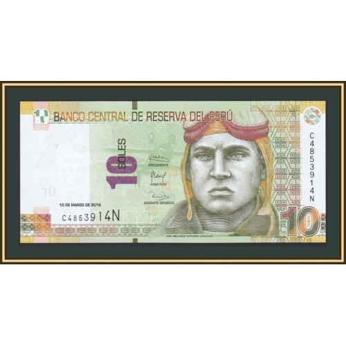 Перу 10 солей 2016 P-192 (192a) UNC