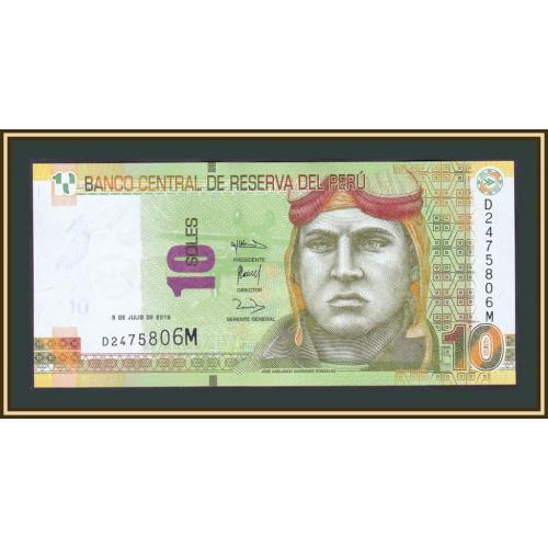 Перу 10 солей 2018 P-192 (192b) UNC