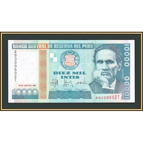 Перу 10000 инти 1988 P-140 (140a) UNC