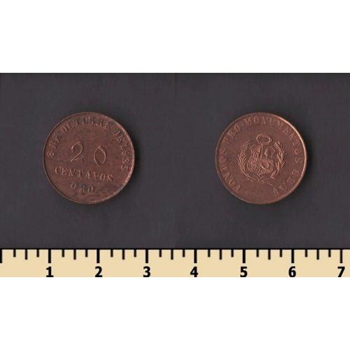 Перу 20 сентаво 1935