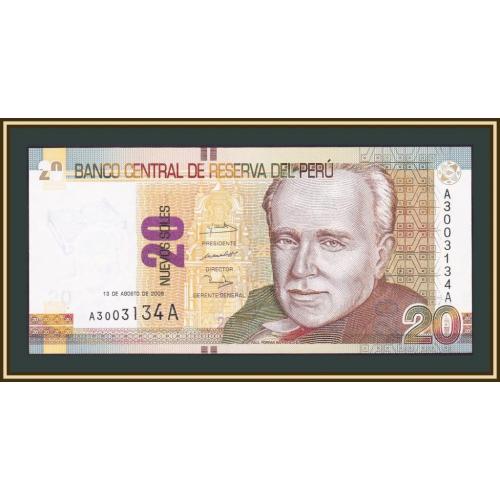 Перу 20 солей 2009 P-183 (183a) UNC