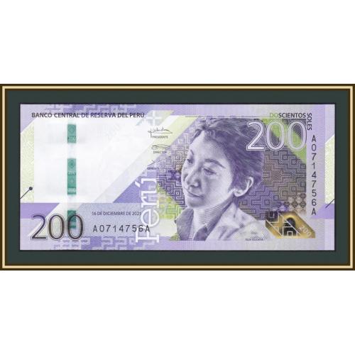 Перу 200 солей 2021 P-200 (200a) UNC Новинка!