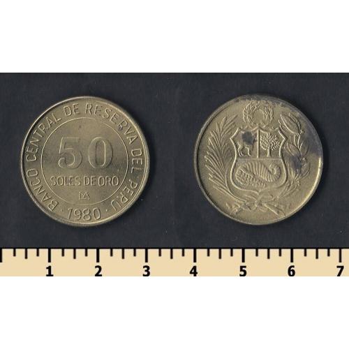 Перу 50 соль 1980