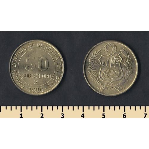 Перу 50 соль 1980