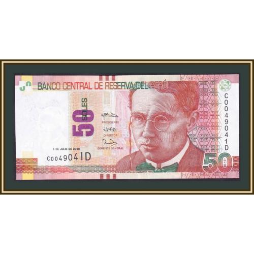 Перу 50 солей 2018 P-194 (194a) UNC