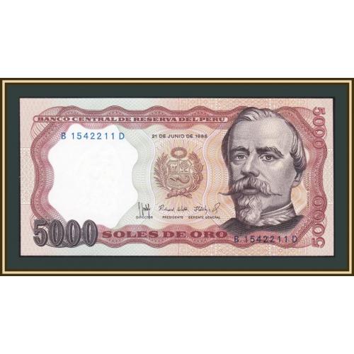 Перу 5000 солей 1985 P-117 (117c) UNC