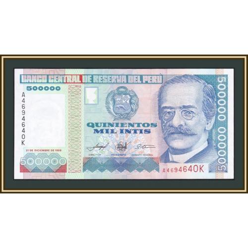 Перу 500000 инти 1989 P-147 (147a) UNC