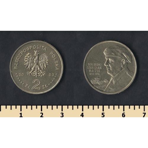 Польша 2 злотых 2003