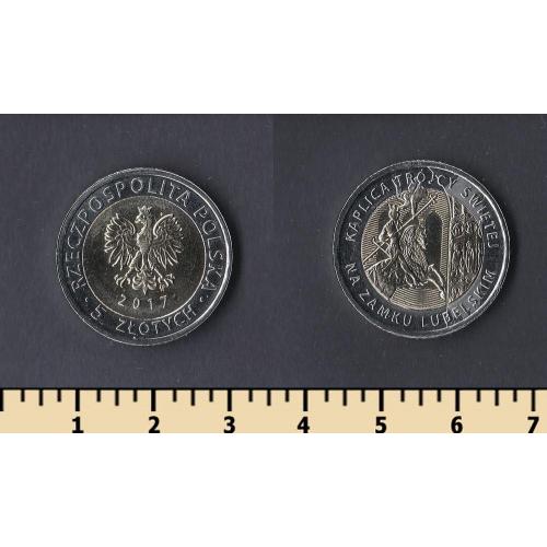 Польша 5 злотых 2017