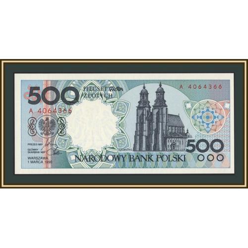 Польша 500 злотых 1990 P-172 (172b) UNC