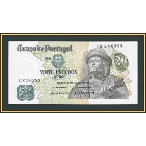 Португалия 20 эскудо 1971 P-173 (173a.4.2) UNC
