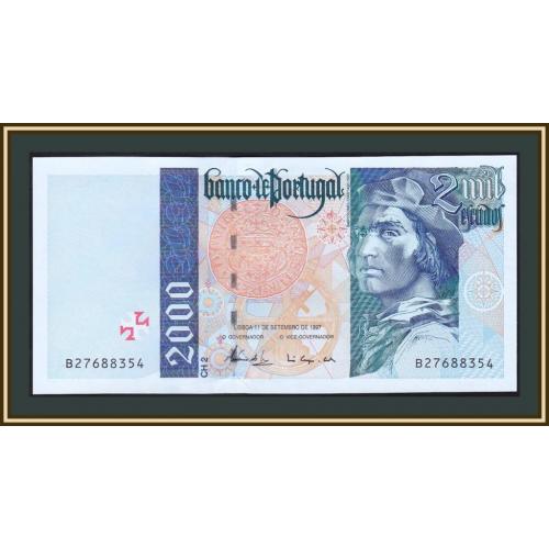 Португалия 2000 эскудо 1997 P-189 (189c.2) UNC