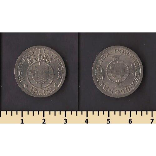 Португальская Индия 1 эскудо 1959
