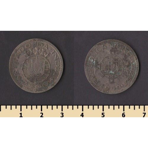 Португальская Индия 3 эскудо 1959