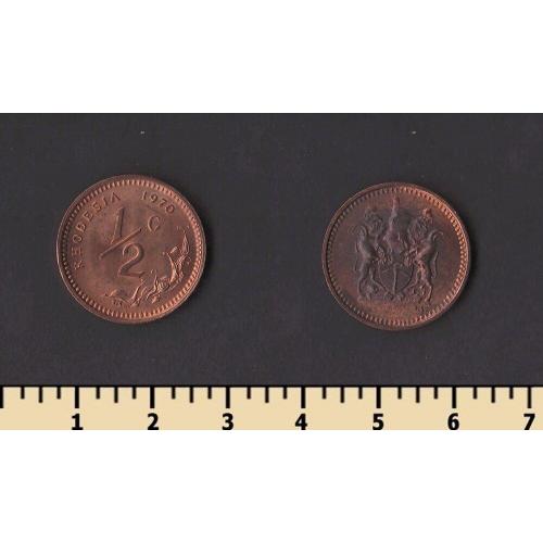 Родезия 1/2 цента 1970