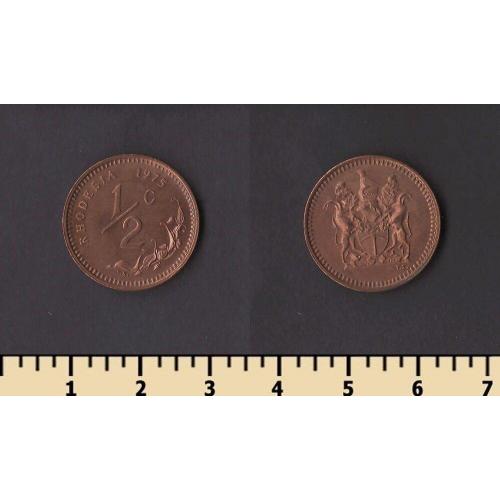 Родезия 1/2 цента 1975