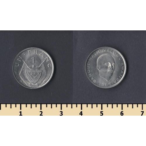 Руанда 1 франк 1965