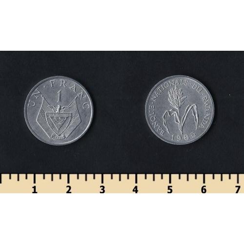 Руанда 1 франк 1985