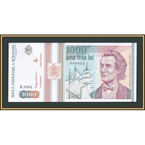 Румыния 1000 лей 1993 P-102 (102a) UNC