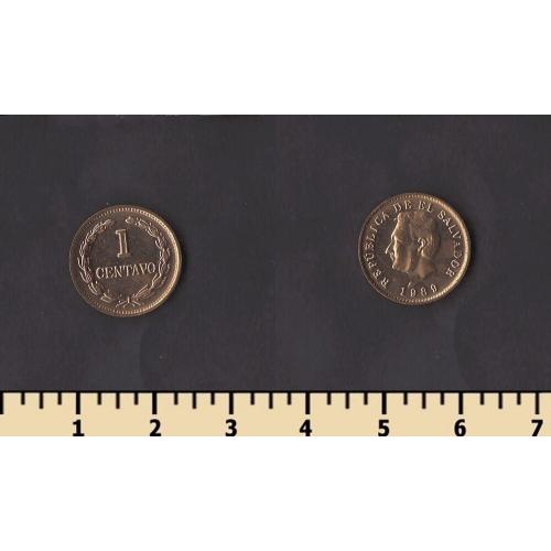 Сальвадор 1 сентаво 1989